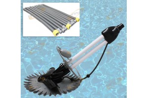 Inground Automatic Swimming Pool Vacuum Cleaner Hover Wall Climb w/33ft Hose